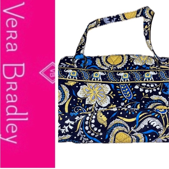 Vera Bradley Handbags - Vera Bradley Ellie Whitney Elephant Shoulder Bag 💙💛